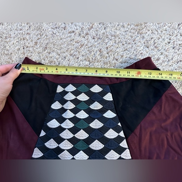 Allison Collection New York Women’s Multi Patterned Midi Skirt Size Medium - Picture 2 of 6